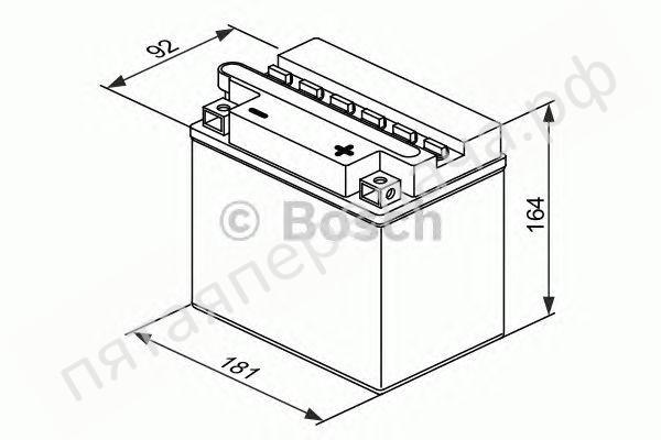 Батарея аккумуляторная, 12В 18А/ч - 0092M4F420