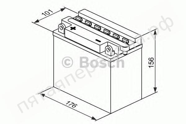 Батарея аккумуляторная, 12В 19А/ч MOBA FP M4F - 0092M4F440