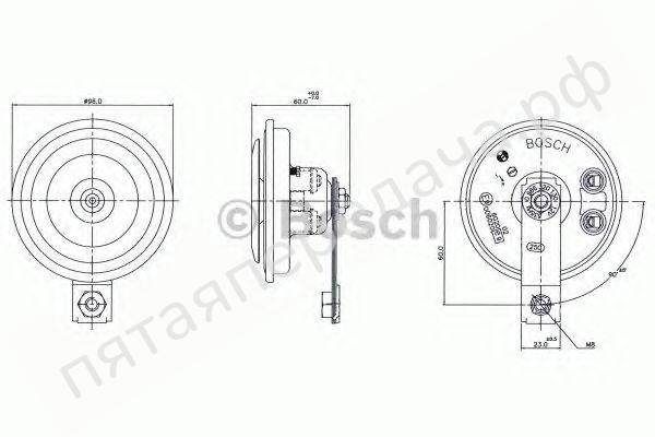 Сигнал звуковой - 0986320130