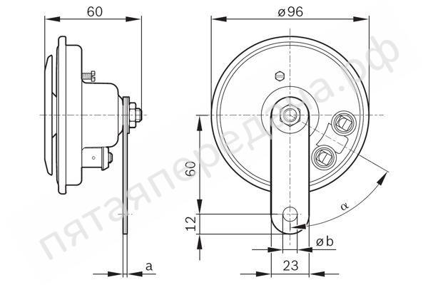 Сигнал звуковой - 0986320136