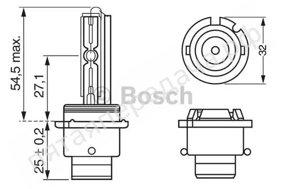 Лампа газоразрядная D2S 12В 35Вт - 1307337018