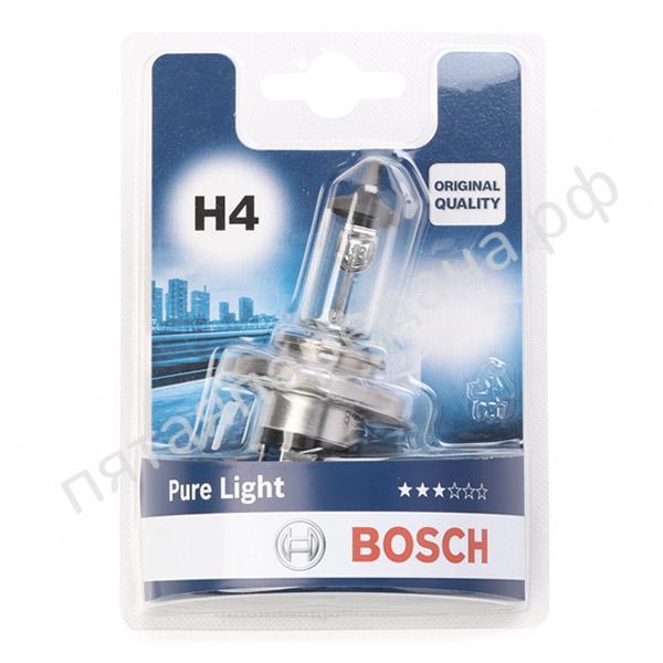 Лампа галоген Pure Light H4 12В 60/55Вт - 1987301001