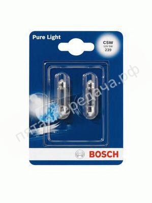 Лампа накаливания Pure Light C5W 12В 5Вт - 1987301004