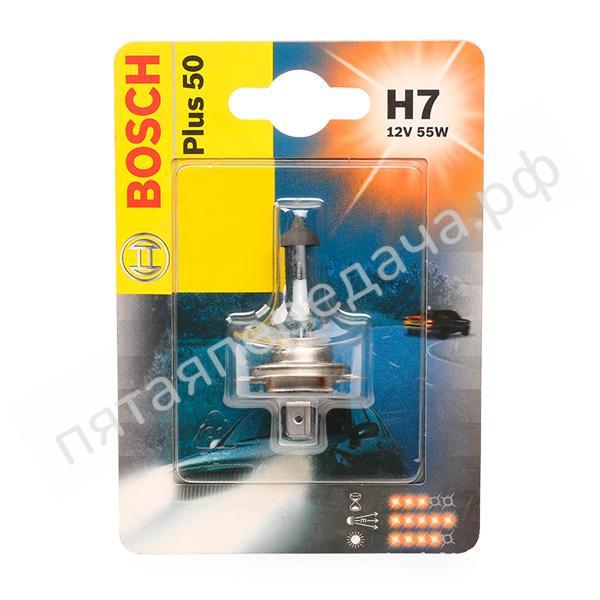 Лампа галоген Plus 50/60 H7 12В 55Вт - 1987301042