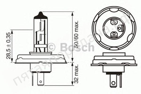 Лампа галоген Pure Light R2 12В 45/40Вт - 1987302021