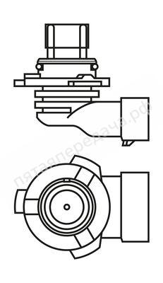 Лампа галоген Pure Light HB3 12В 60Вт - 1987302152