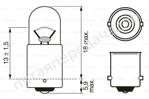 Лампа накаливания - 1987302212