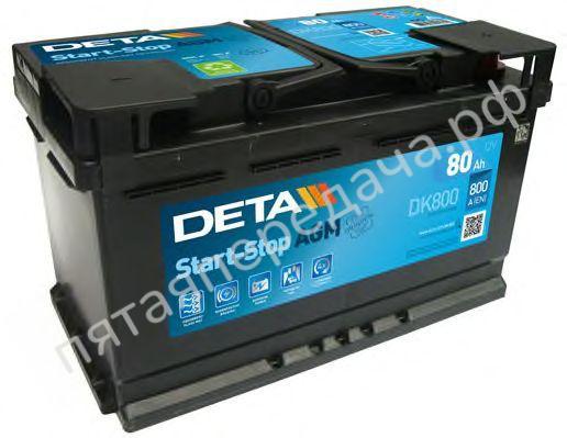 Батарея аккумуляторная, 12В 80А/ч - DK800