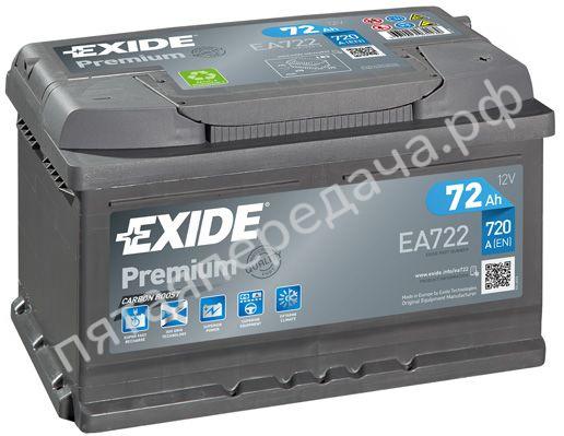 Premium, 12В 72А/ч - EA722