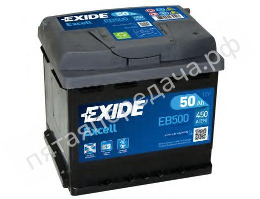 Excell, 12в 50а/ч - EB500