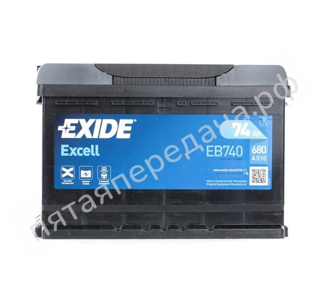 Excell, 12в 74а/ч - EB740