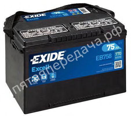 Excell, 12в 75а/ч - EB758