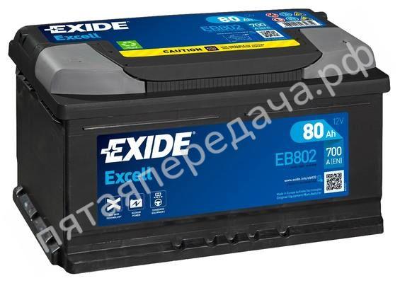 Excell, 12в 80а/ч - EB802
