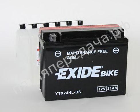 Батарея аккумуляторная, 12в 21а/ч - YTX24HLBS