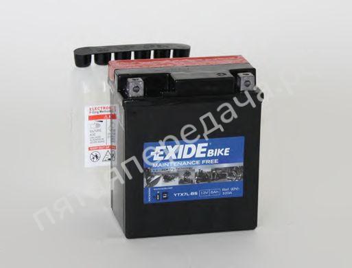 Батарея аккумуляторная, 12В 6А/ч - YTX7LBS