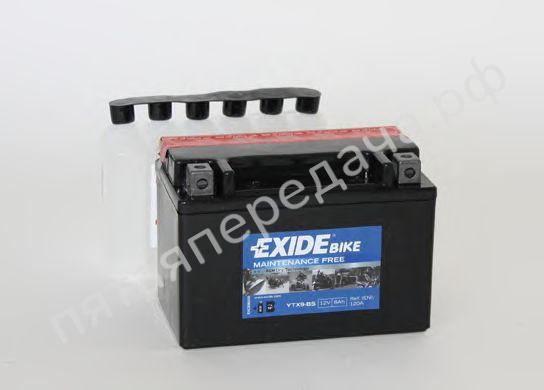 Батарея аккумуляторная, 12В 8А/ч - YTX9BS