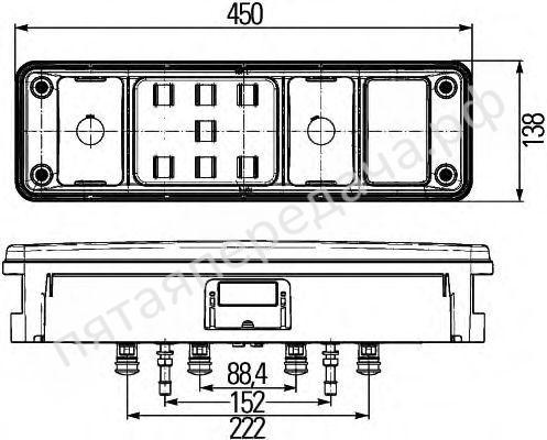 задний фонарь светодиодный - 2VP340960271