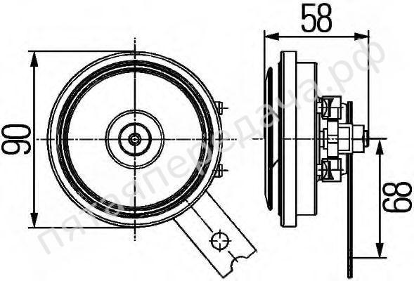 Сигнал звуковой - 3AL922200431