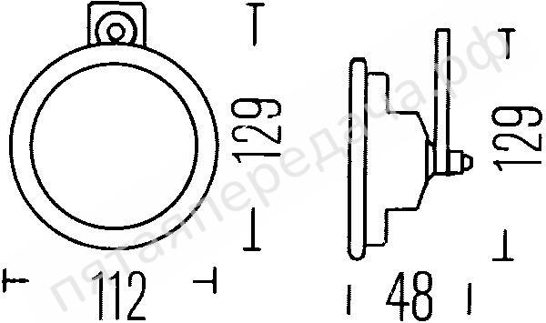 Зуммер включения фар - 3SB002768031