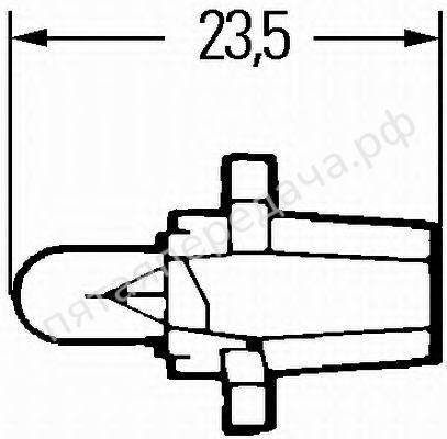 Лампа накаливания BAX 12В 2Вт - 8GA007997091