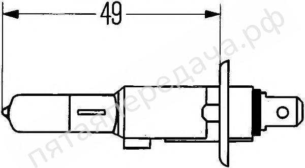 Лампа галоген H1 12В 55Вт - 8GH002089351