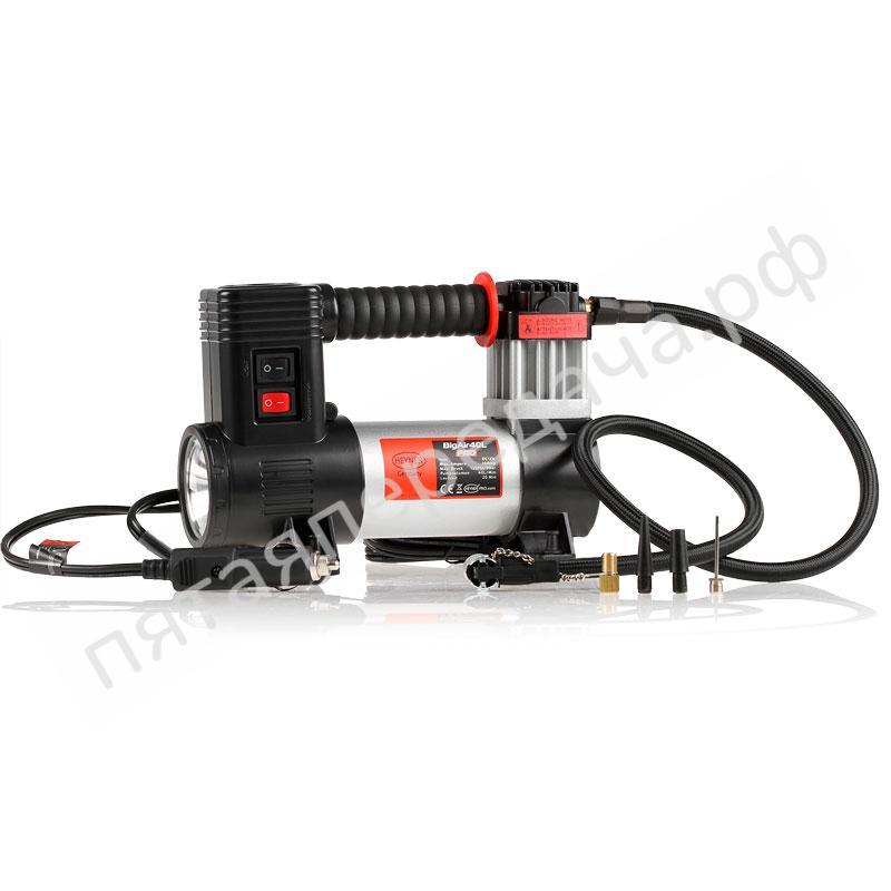 Компрессор с лампой, 9 бар, сумка, кабель 3м (12V 190W), гар. 6 мес. - 237100