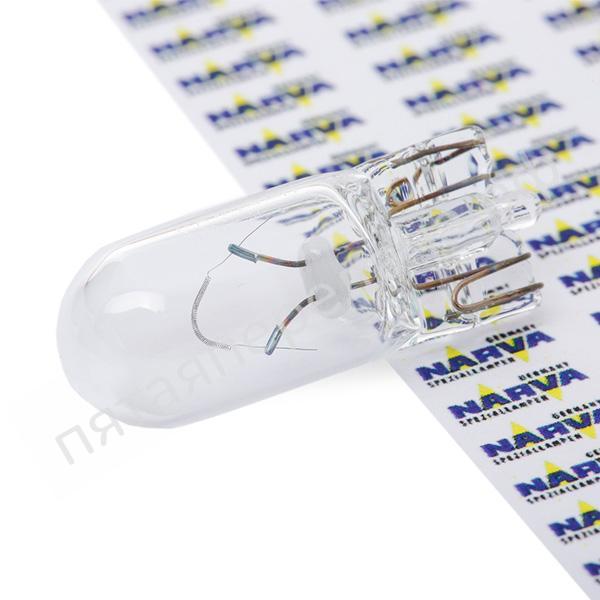 Лампа накаливания Indicator lamps with wedge base W5W 12В 5Вт - 17177