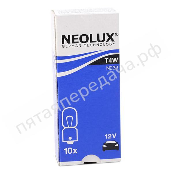 Лампа накаливания, T4W 12В 4Вт - N233