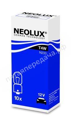 Лампа накаливания, T4W 12В 4Вт - N233