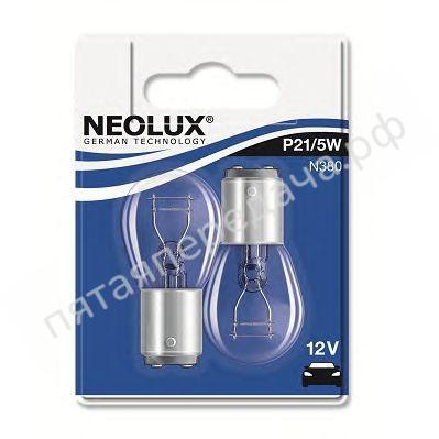 Лампа накаливания, P21/5W 12В 21/5Вт, 2шт - N38002B