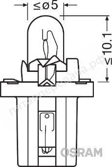 Лампа накаливания - 2722MFX