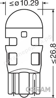 Лампа накаливания - 2880CW02B