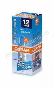 Лампа накаливания, OFF-ROAD Super Brigh H1 12В 100Вт, 1шт - 64152SB