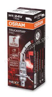 Лампа накаливания, TRUCKSTAR PRO H1 24В 70Вт, 1шт - 64155TSP