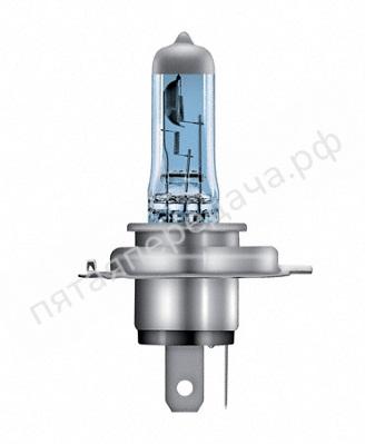 Лампа накаливания, COOL BLUE INTENSE H4 12В 60/55Вт, 1шт - 64193CBI01B