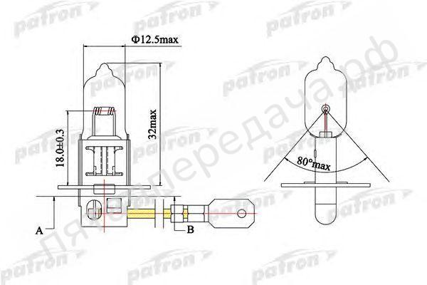 Лампа галогенная H3 24v 70w - PLH32470