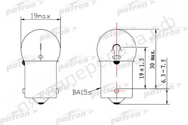Лампа накаливания, R5W 24В 5Вт - PLR5W