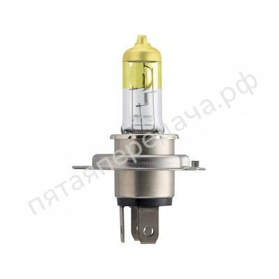 Лампа галоген ColorVision H4 12В 60/55Вт, 2шт - 12342CVPYS2