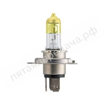 Лампа галоген ColorVision H4 12В 60/55Вт, 2шт - 12342CVPYS2