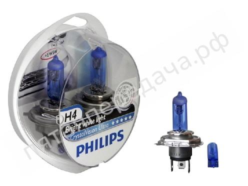 Лампа 12V H4 60/55W + W5W/T105 P43t бокс 2шт.+2шт - 12342CVSM