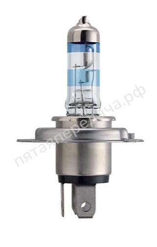 Лампа галоген X-tremeVision H4 12В 60/55Вт, 2шт - 12342XVS2