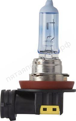 Лампа накаливания H8 WhiteVision 12V 35W PGJ19-1 3700К B1 - 12360WHVB1