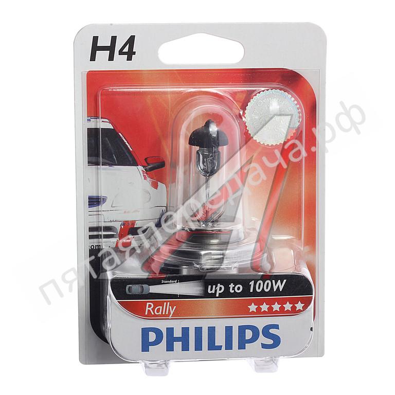 Лампа галоген Rally For race only H4 12В 100/90Вт - 12569RAB1