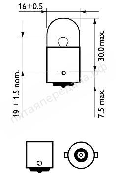 Лампа накаливания - 12814CP
