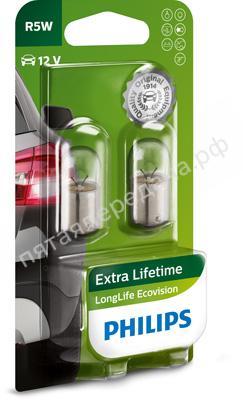 Лампа накаливания, R5W 12В 5Вт - 12821LLECOB2