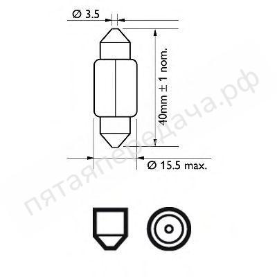 Лампа накаливания - 12850CP