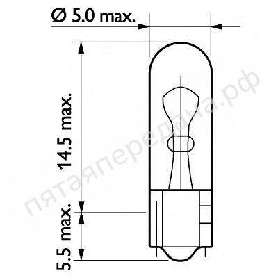 Лампа накаливания - 13521CP