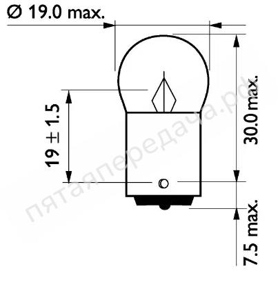 Комплект ламп накаливания, в блистере - 13821B2