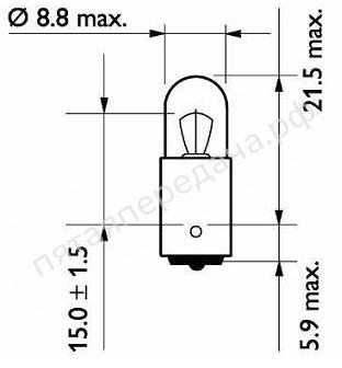 Лампа накаливания - 13829CP