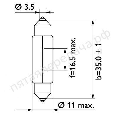 Комплект ламп накаливания, в блистере - 13844B2